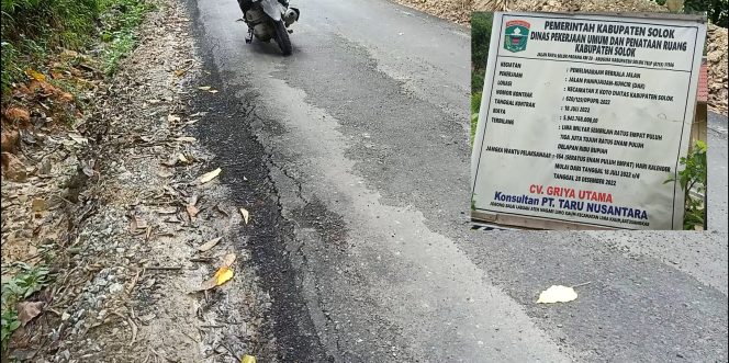 
 Masyarakat Kecewa, Proyek Miliaran Rupiah Diduga Dikerjakan Tak Sesuai Juknis dan Spesifikasi