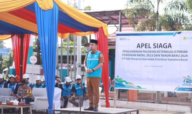 
 Wawako Hadiri Upacara Bakti PDKB PLN UP3 Solok