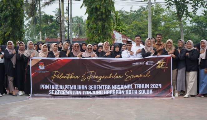 
 KPU Kota Solok Lakukan Pelantikan dan Pengambilan Sumpah Pantarlih