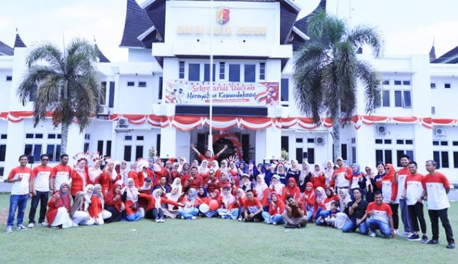 
 Semarak HUT RI ke-79, Setda Kota Solok Gelar Beragam Perlombaan