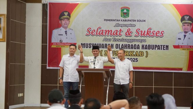 
 Diketuai Doni Zulkifli, KONI dan Pemkab Solok Sepakat Majukan Dunia Olahraga